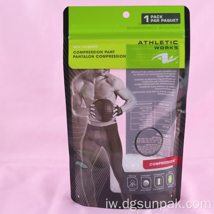 שקיות עמידה עם נעילה עם רוכסן ניתנת לסגירה חוזרת